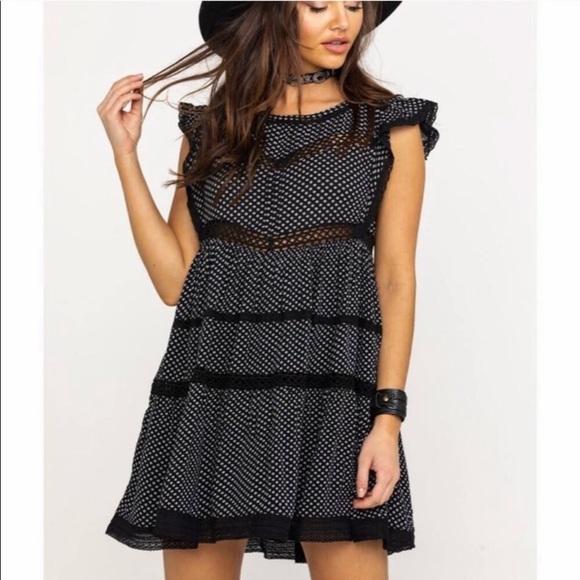 Free People Dresses & Skirts - Free people retro kitty mini dress
